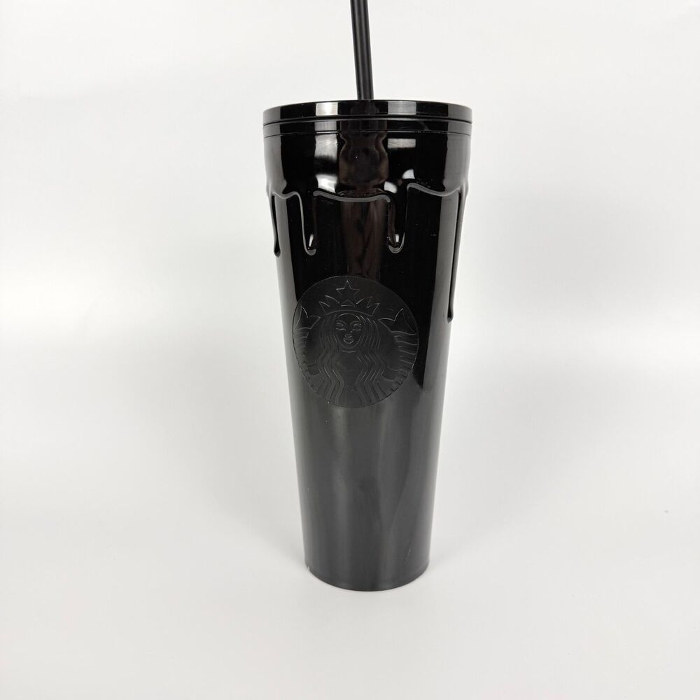 Starbucks 2024 Halloween Drip Black Slime 24oz Venti  Tumbler